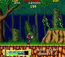 The Astyanax sur Arcade